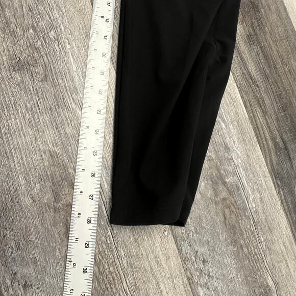 Thousand Miles Black Mens XL Tapered Relaxed Flat Front Plain Chino Golf Pants - Picture 6 of 10